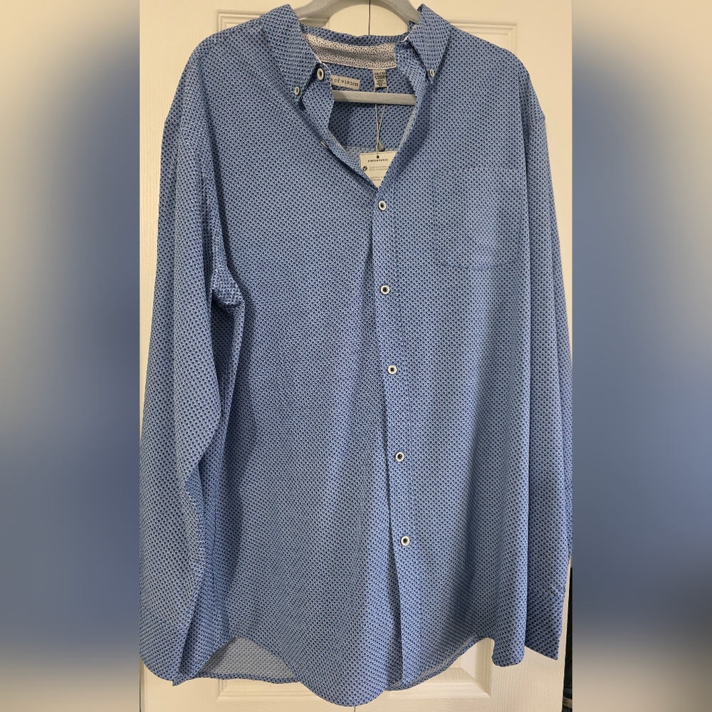 Age Of Wisdom Performance Button Down XXL NWT